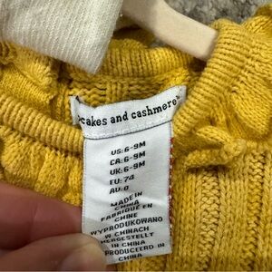 Cupcakes & Cashmere 6-9 month sweater dress and tights